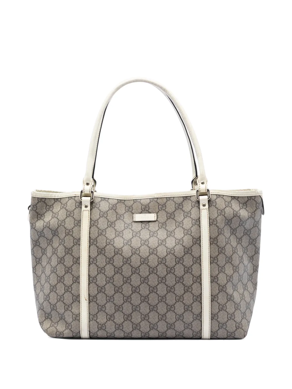 Gucci Pre-Owned 2016-2026 Medium GG Supreme Joy tote bag - Bianco
