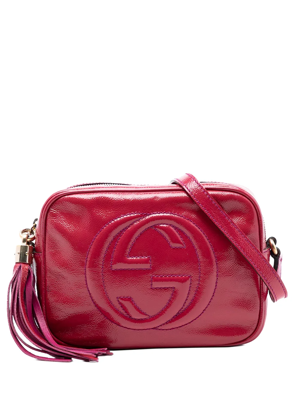 Gucci Pre-Owned 2016-2025 Patent Soho Disco crossbody bag - Rosa