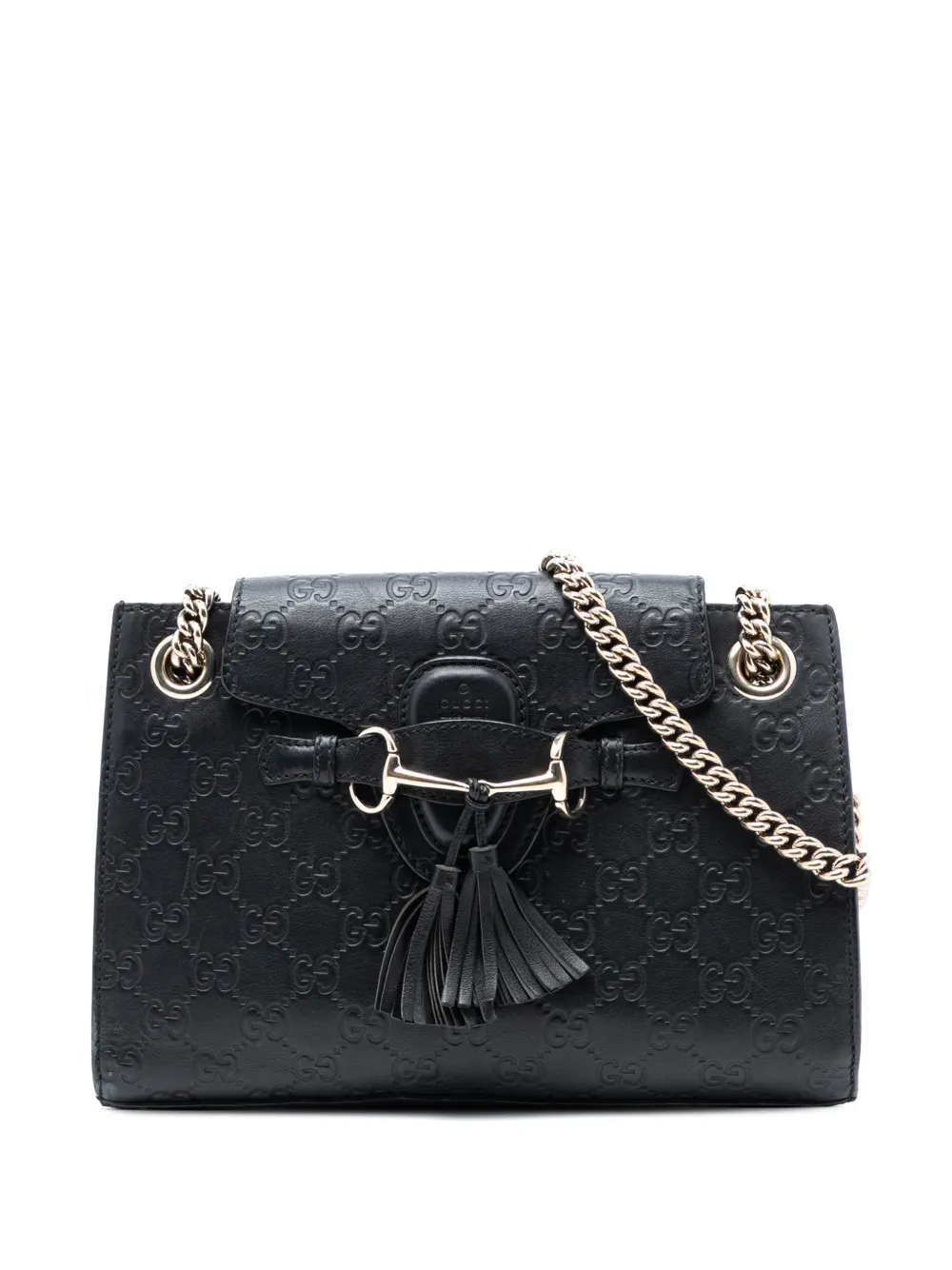 Gucci Pre-Owned 2016-2026 Small Guccissima Emily shoulder bag - Schwarz