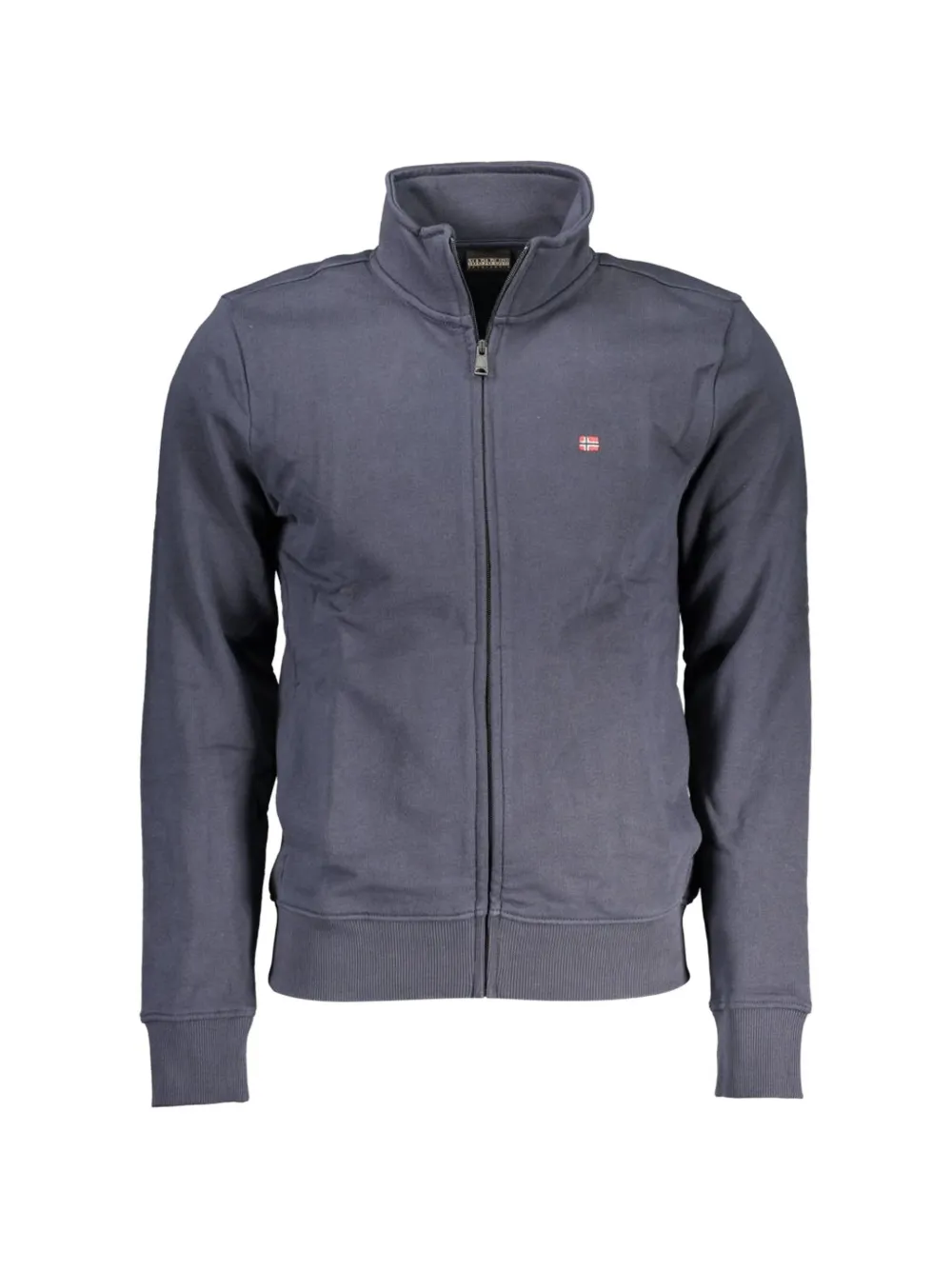 Napapijri zip-up high-neck sweatshirt - Blau