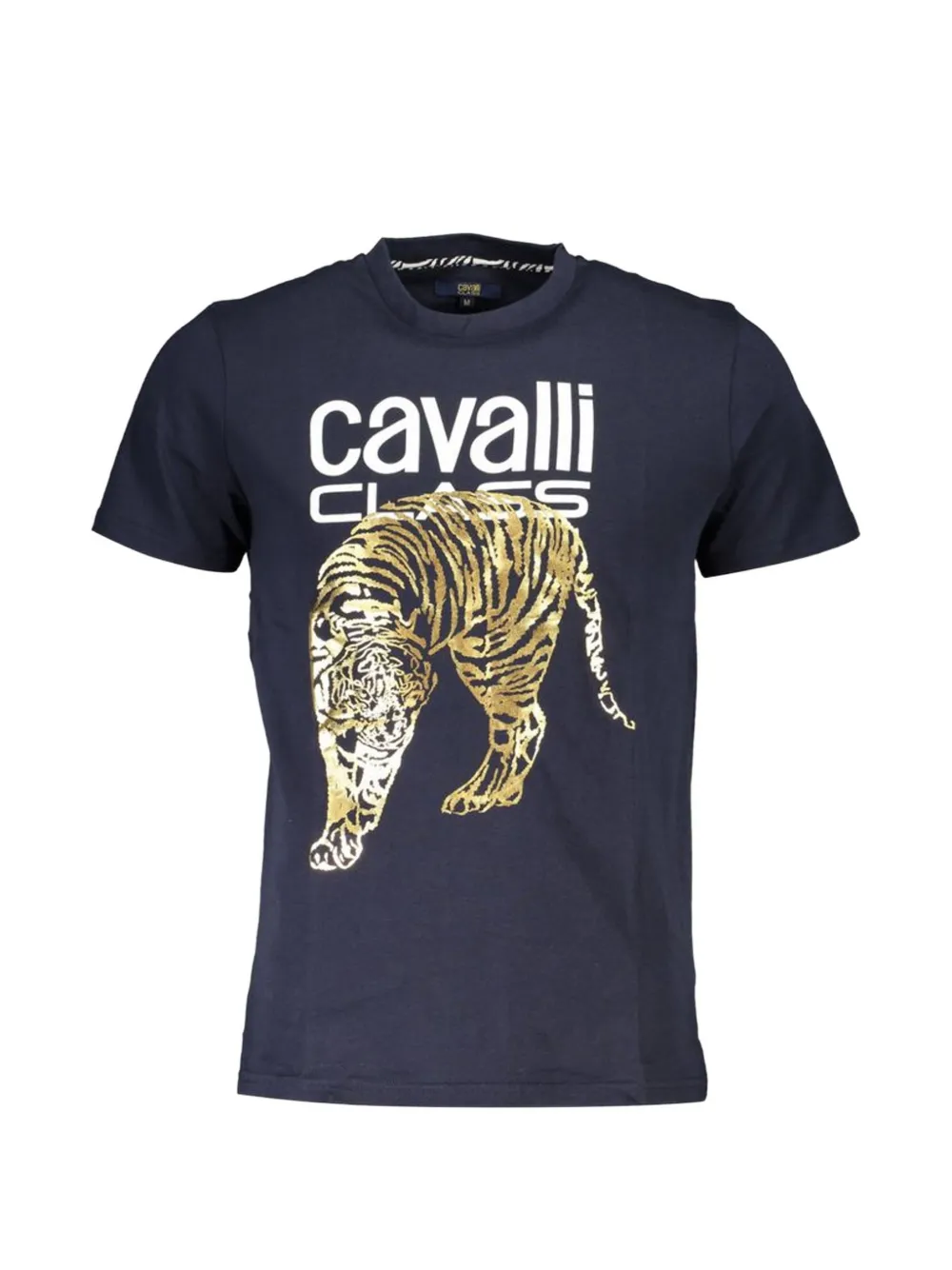 Cavalli Class tiger-print T-shirt - Blau