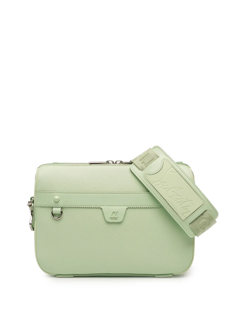 Christian Louboutin Pre-Owned 2020-2025 Leather Ruisbuddy crossbody bag - Verde