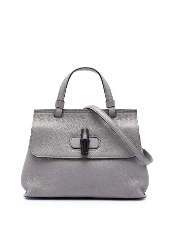Gucci Pre-Owned 2016-2026 スモール レザー バンブー デイリー 