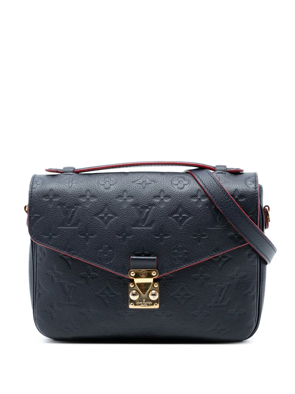 Louis Vuitton Pre-Owned 2017 Monogram Empreinte Pochette Metis satchel - Blu