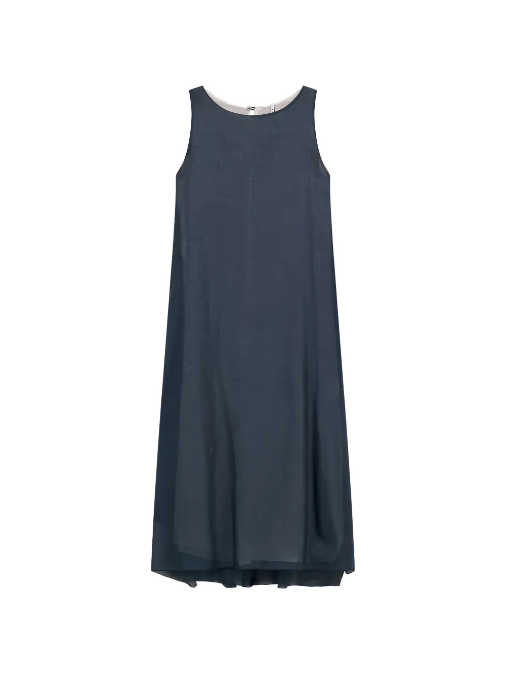 Liviana Conti handkerchief-hem sleeveless asymmetric dress - Blu