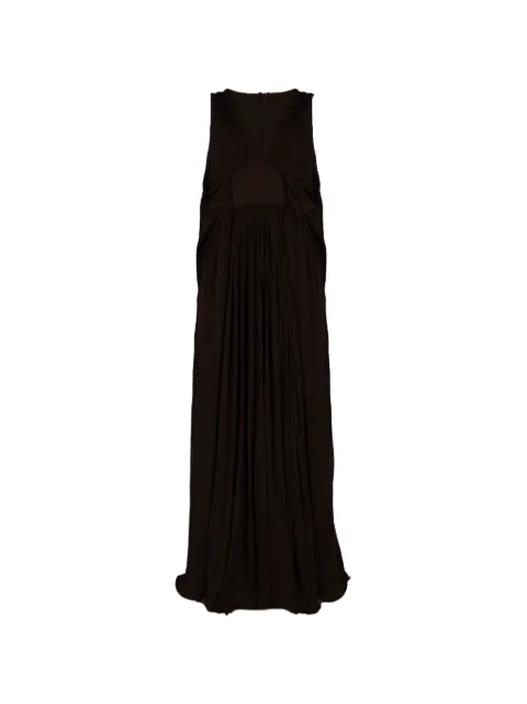 Heirlome Jolie pleated V-neck maxi dress
