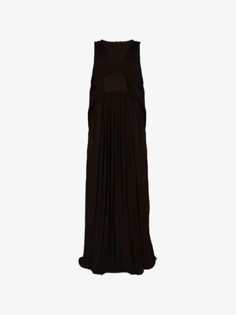 Heirlome Jolie pleated V-neck maxi dress