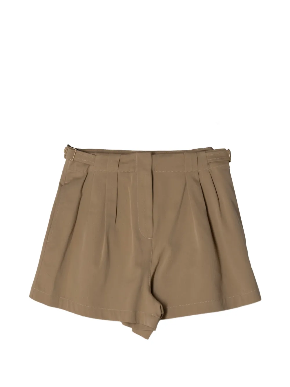 Ulla Johnson Kira pleated shorts - Brown