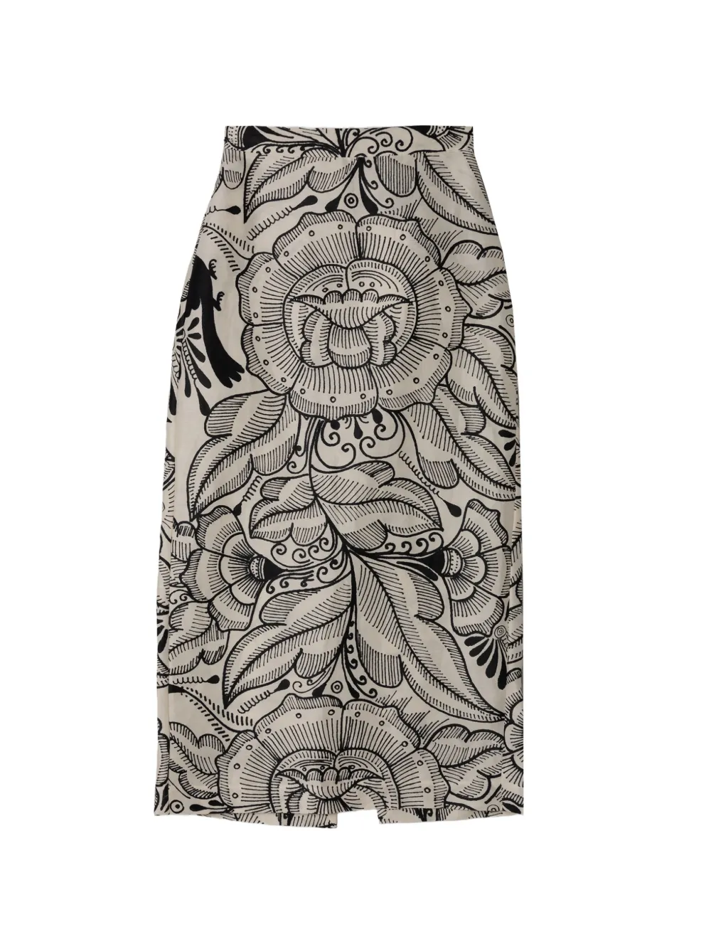 Heirlome Lexi floral-print midi skirt - Toni neutri