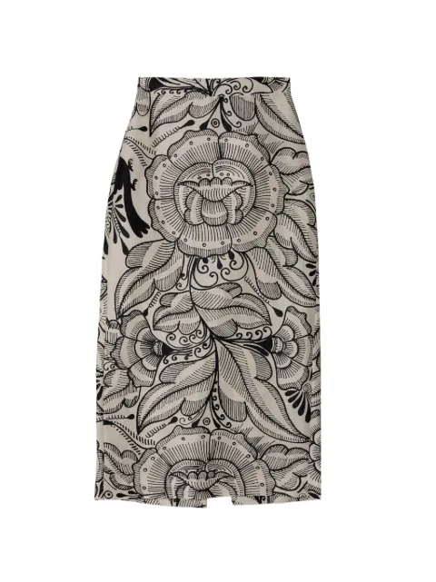 Heirlome Lexi floral-print midi skirt