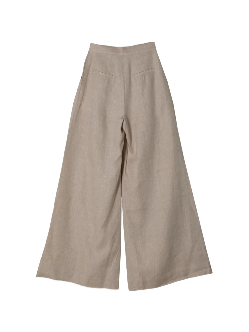 ANDRES OTALORA Ama Y Haz geplooide broek Beige