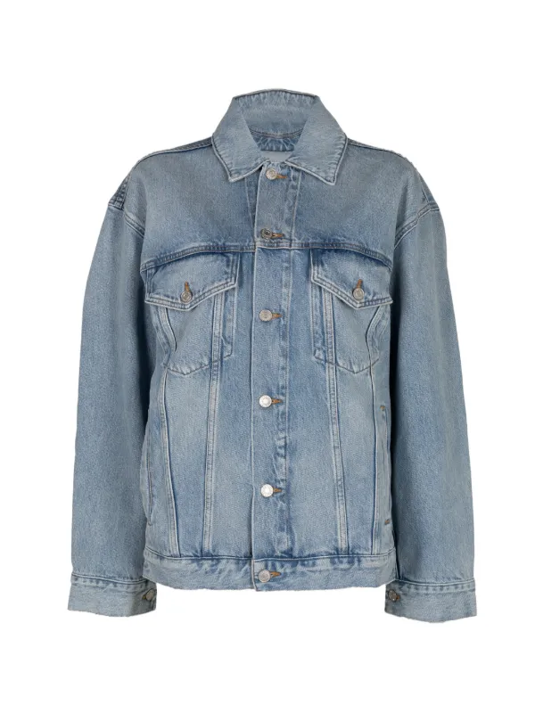 Agolde Evin Denim Jacket in Blue