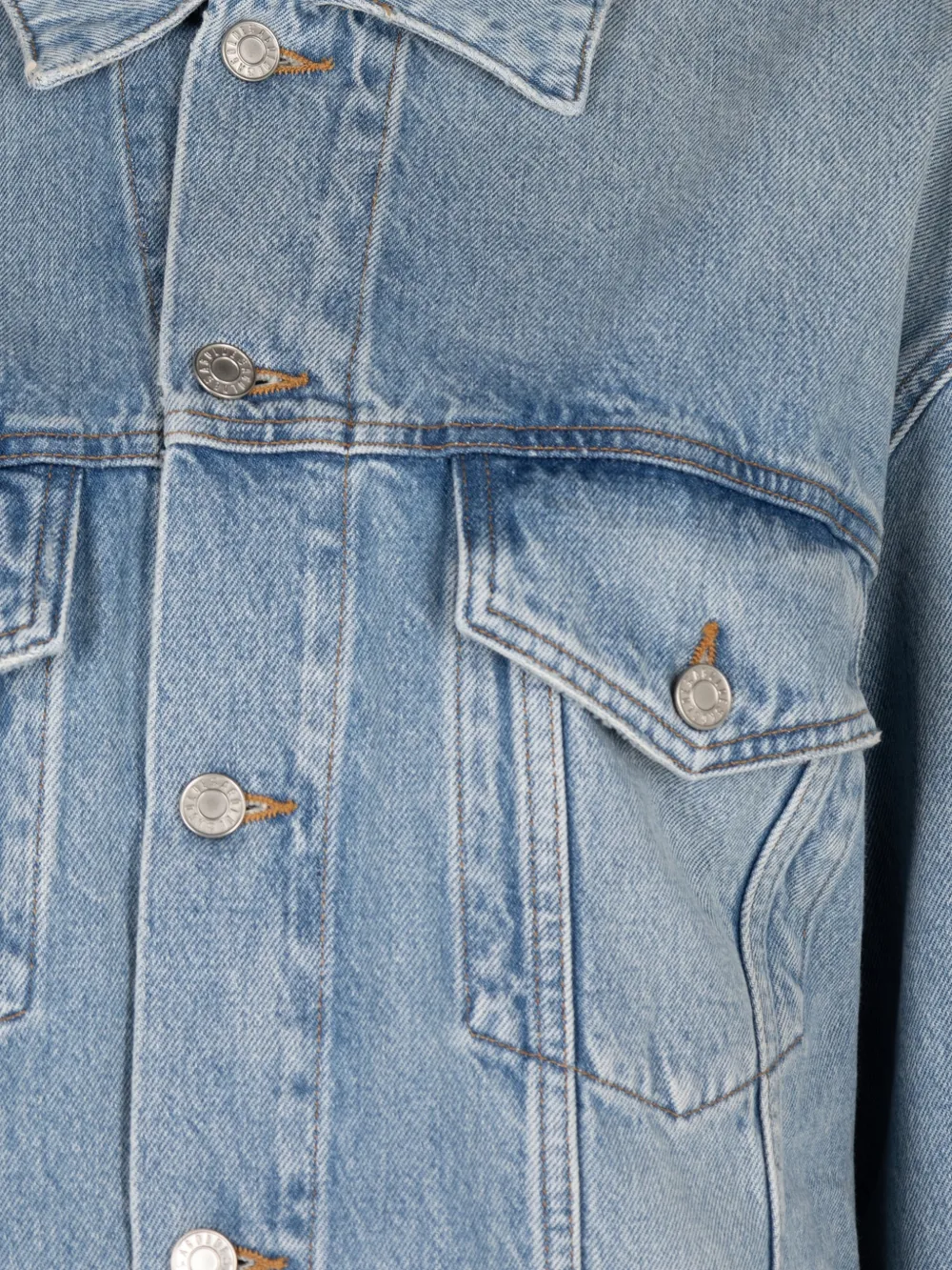 AGOLDE Evin Denim Jacket in Blue, view 3