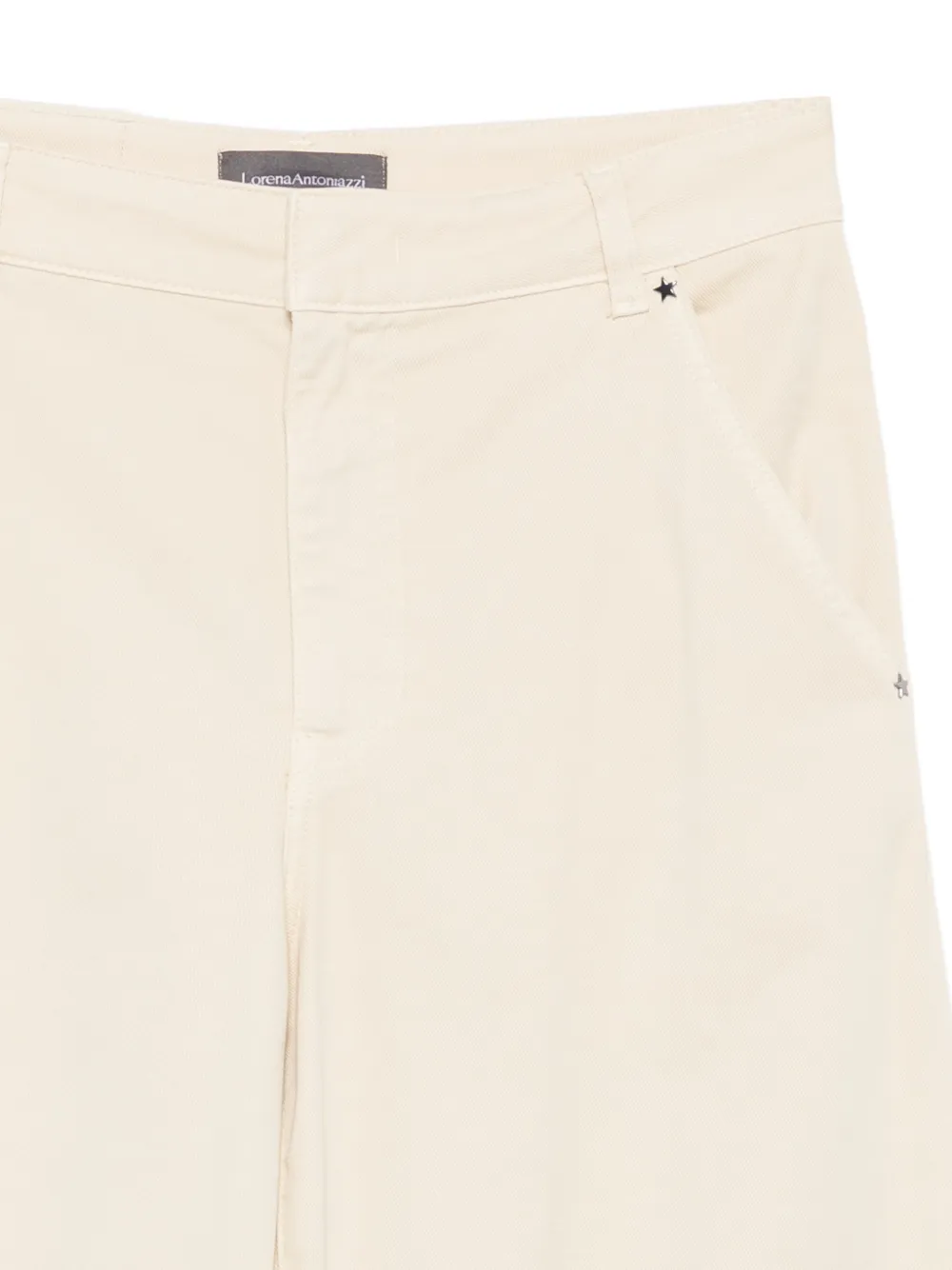 Lorena Antoniazzi Broek met wijde pijpen Beige