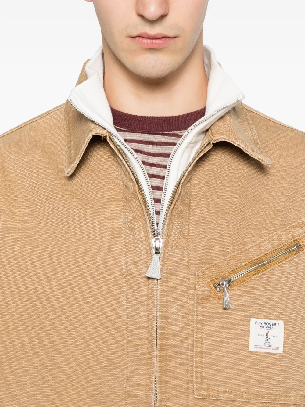 Roy Rogers Workwear jack met rits Bruin