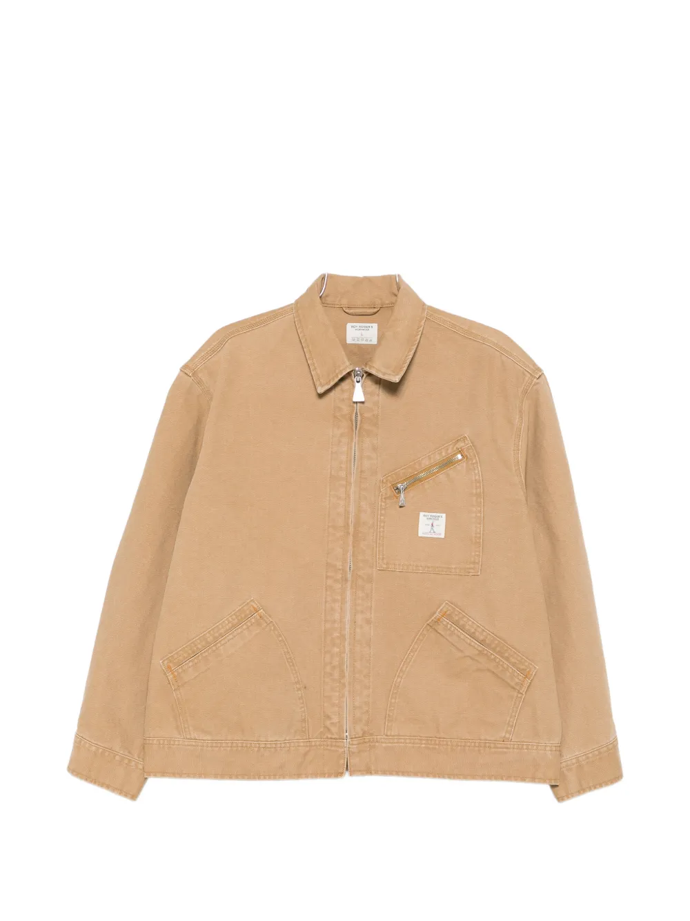 Roy Rogers workwear zip-up jacket - Marrone