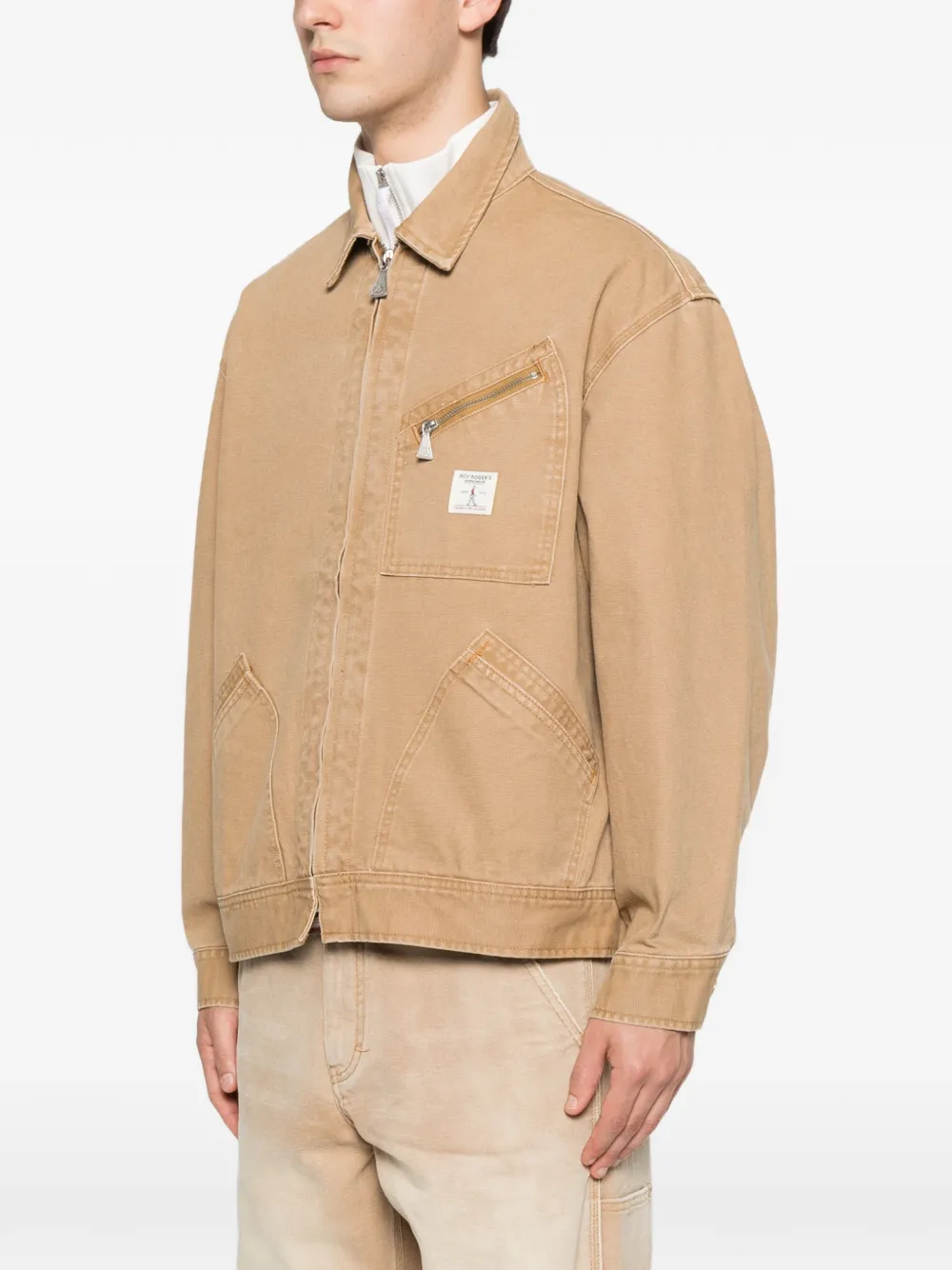 Roy Rogers Workwear jack met rits Bruin