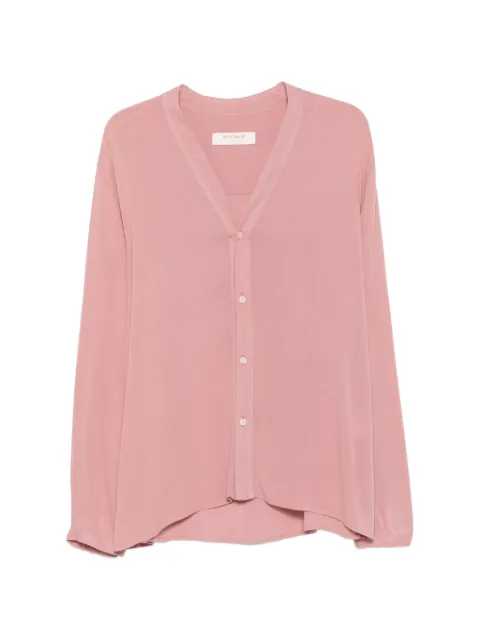 OFFICINA 36 V-neck long-sleeve shirt