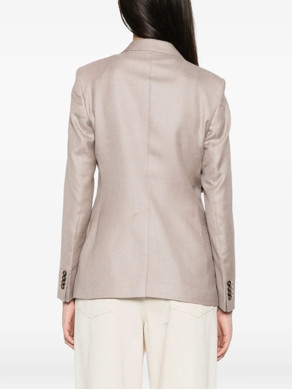 Tagliatore Blazer met dubbele rij knopen Beige