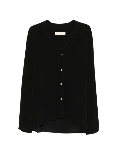 OFFICINA 36 V-neck long-sleeve shirt