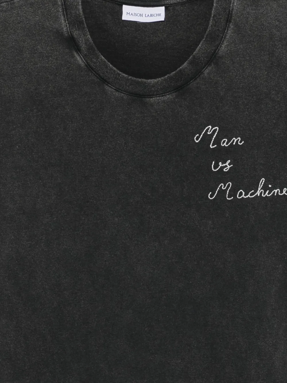 Maison Labiche T-shirt met grafische print Zwart