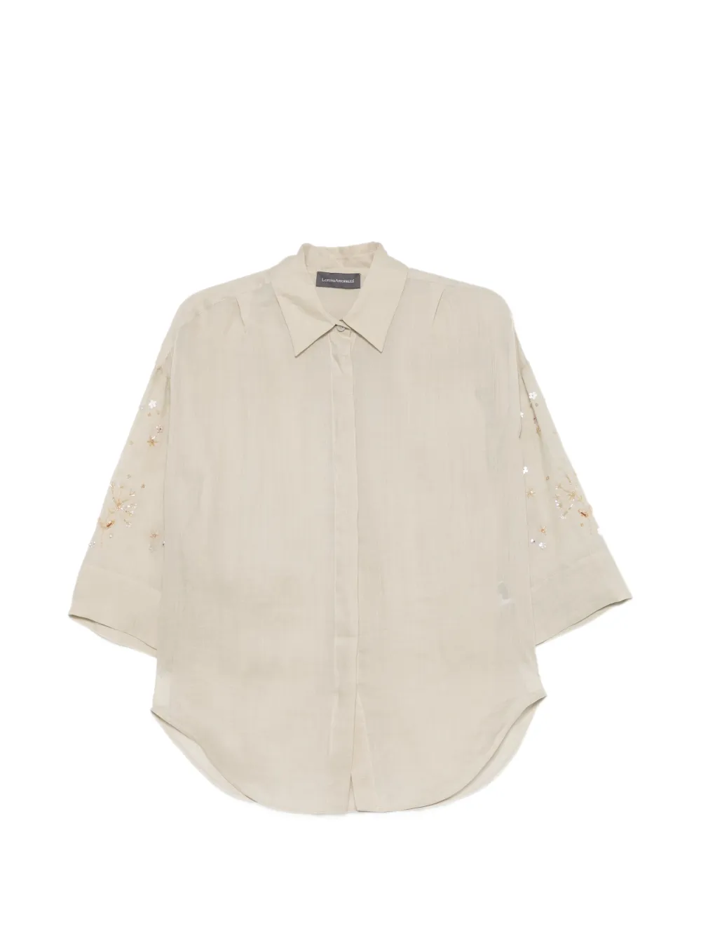 Lorena Antoniazzi sequin-embellished shirt - Toni neutri