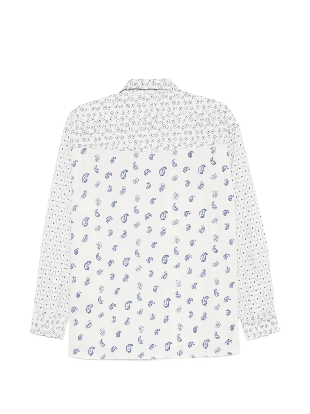  Maison Labiche Camisa Con Estampado De Cachemira - Blanco 