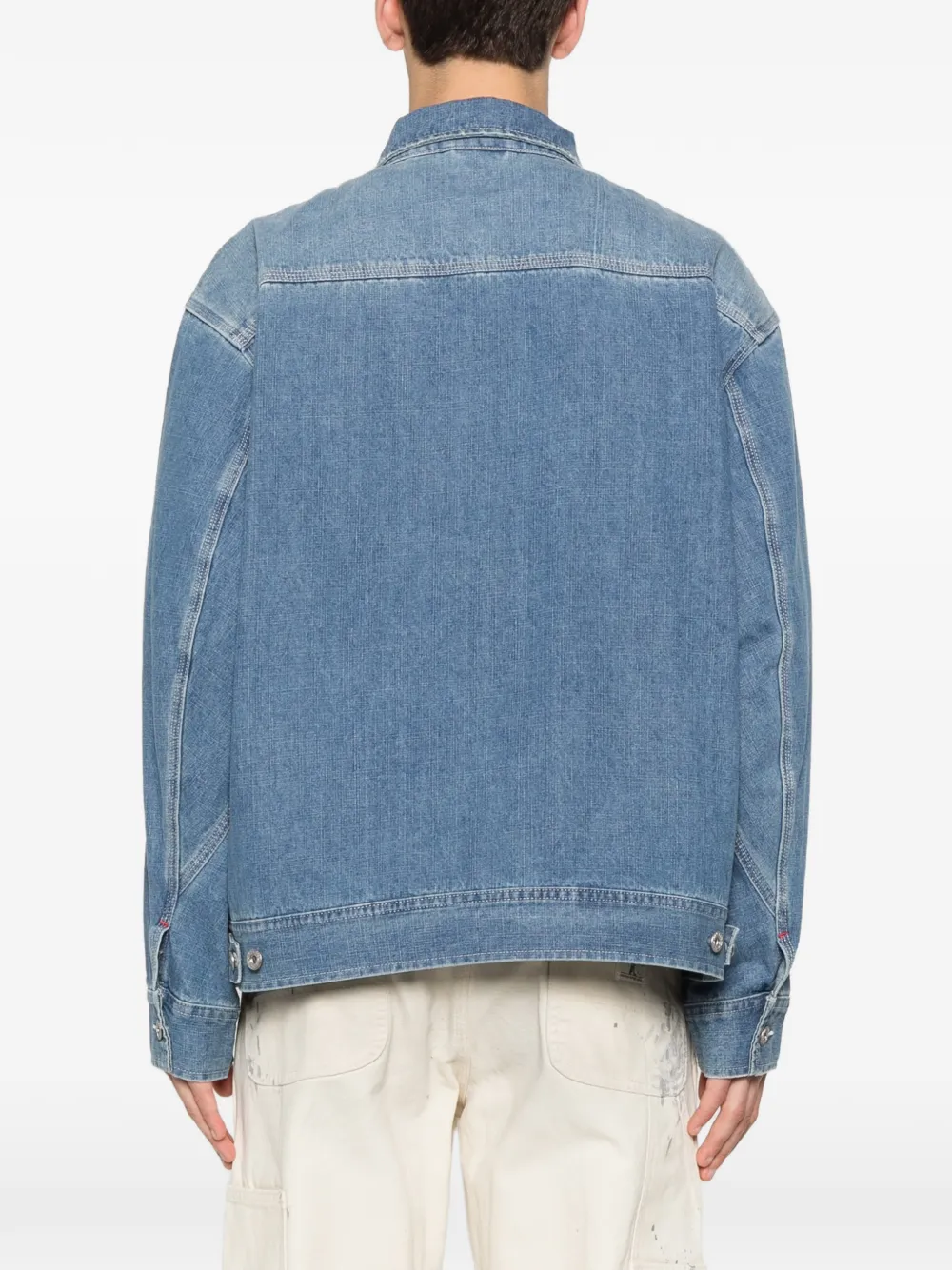 Roy Rogers Cargo denim jack Blauw