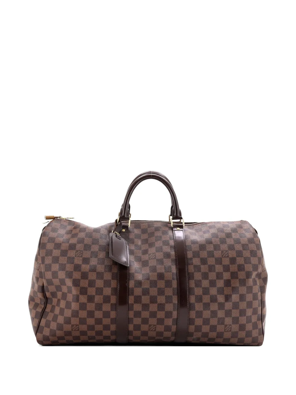 Louis Vuitton Pre-Owned Keepall Bag Damier 50 travel bag - Brown