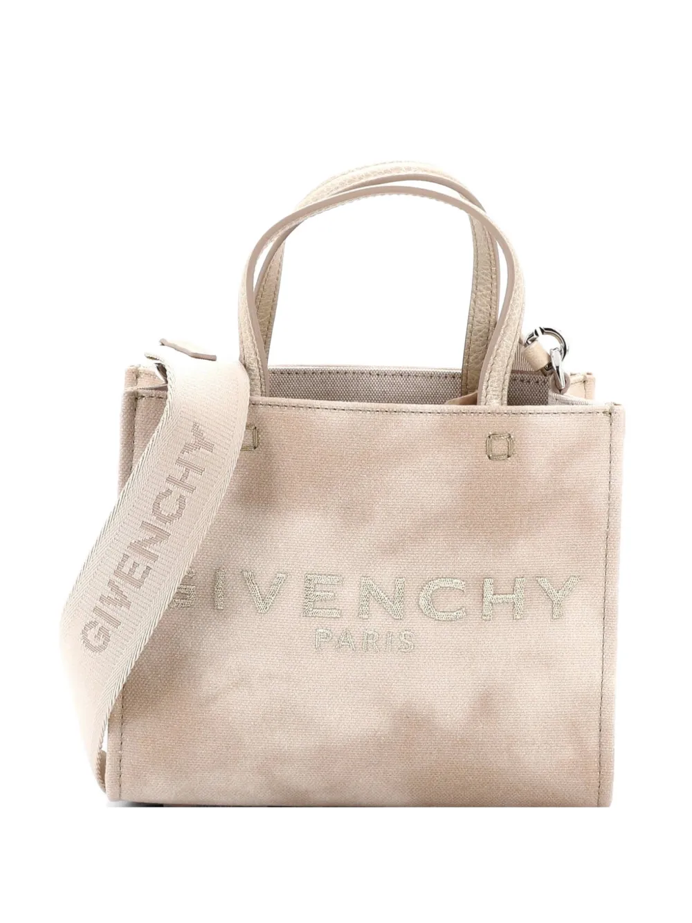 Givenchy Pre-Owned Borsa tote mini in tela con logo - Toni neutri