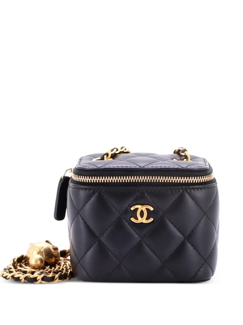 CHANEL Pre-Owned Clutch Pearl Crush mini - Nero