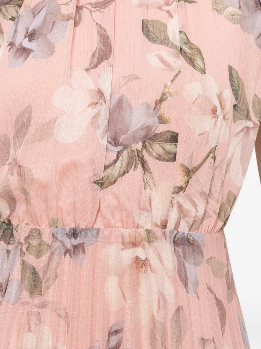 NISSA Chiffon midi-jurk Roze