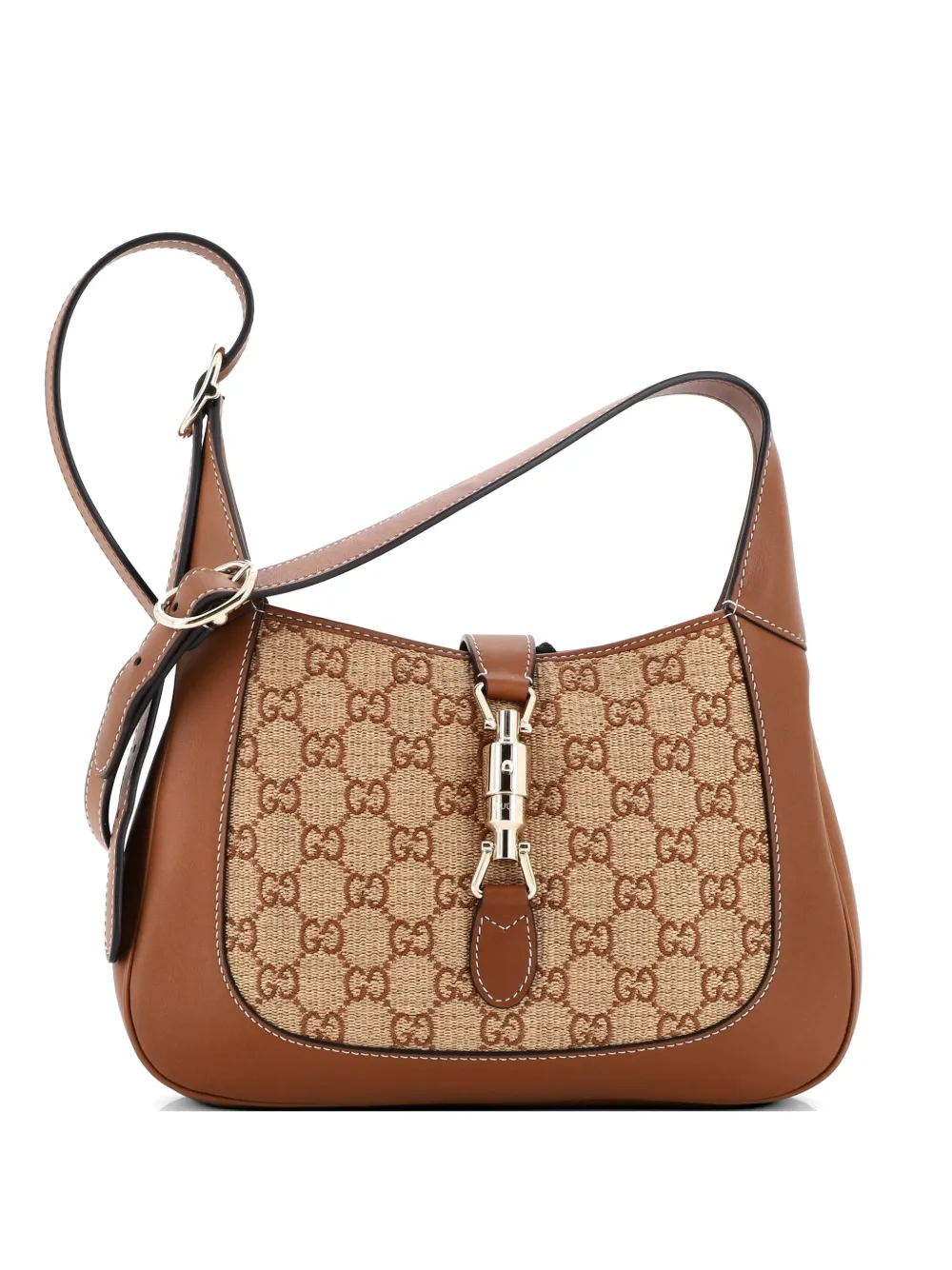 Gucci Pre-Owned Borsa passepartout Jackie 1961 GG media - Marrone