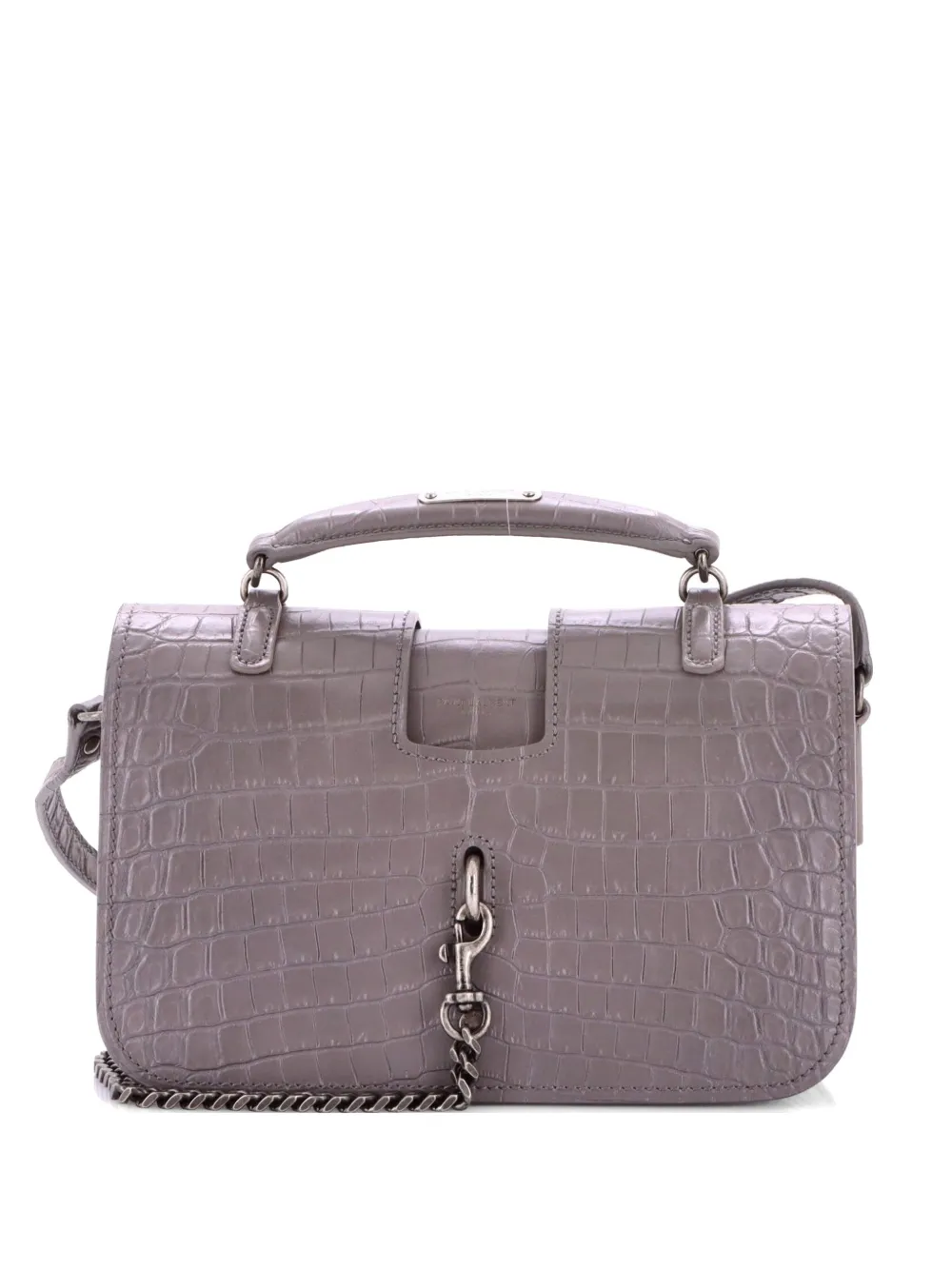 Saint Laurent Pre-Owned Borsa a tracolla Charlotte media - Grigio