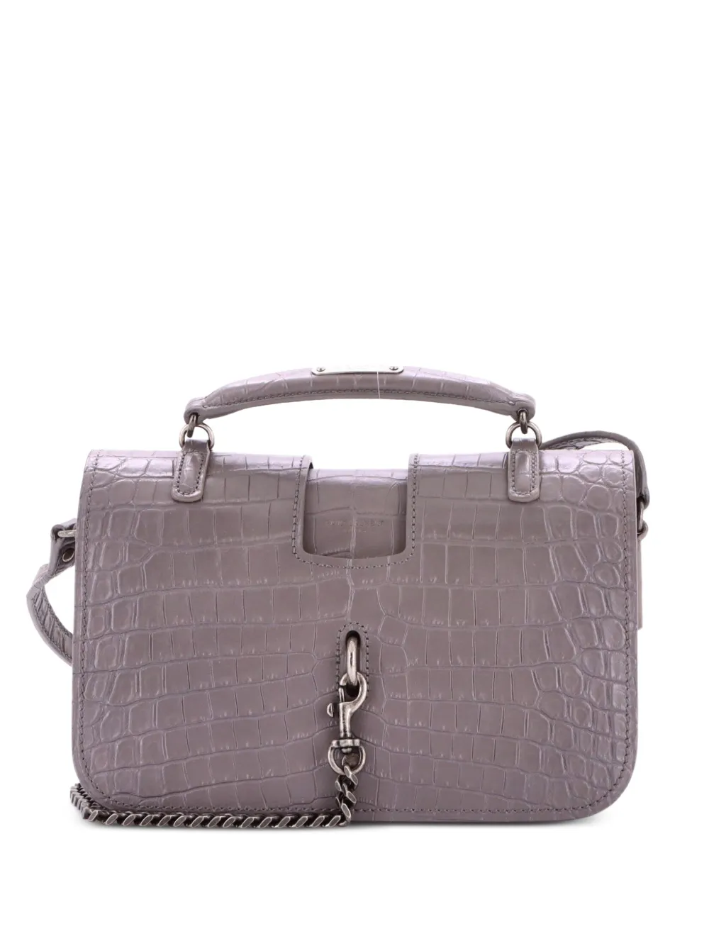 Saint Laurent Pre-Owned Borsa a tracolla Charlotte media - Grigio