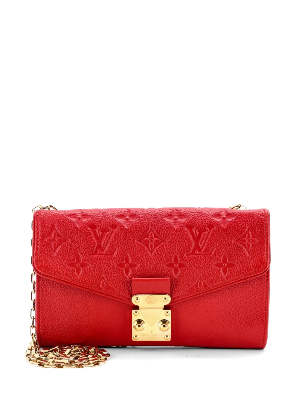 Louis Vuitton Pre-Owned Saint Germain Pochette Monogram Empreinte Schultertasche - Rot