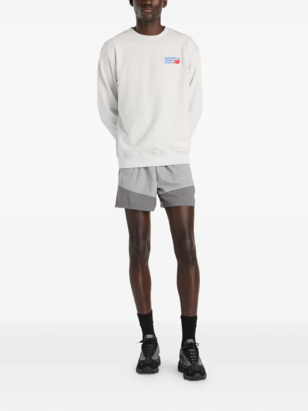 New Balance Sport Legacy 5" shorts Grijs