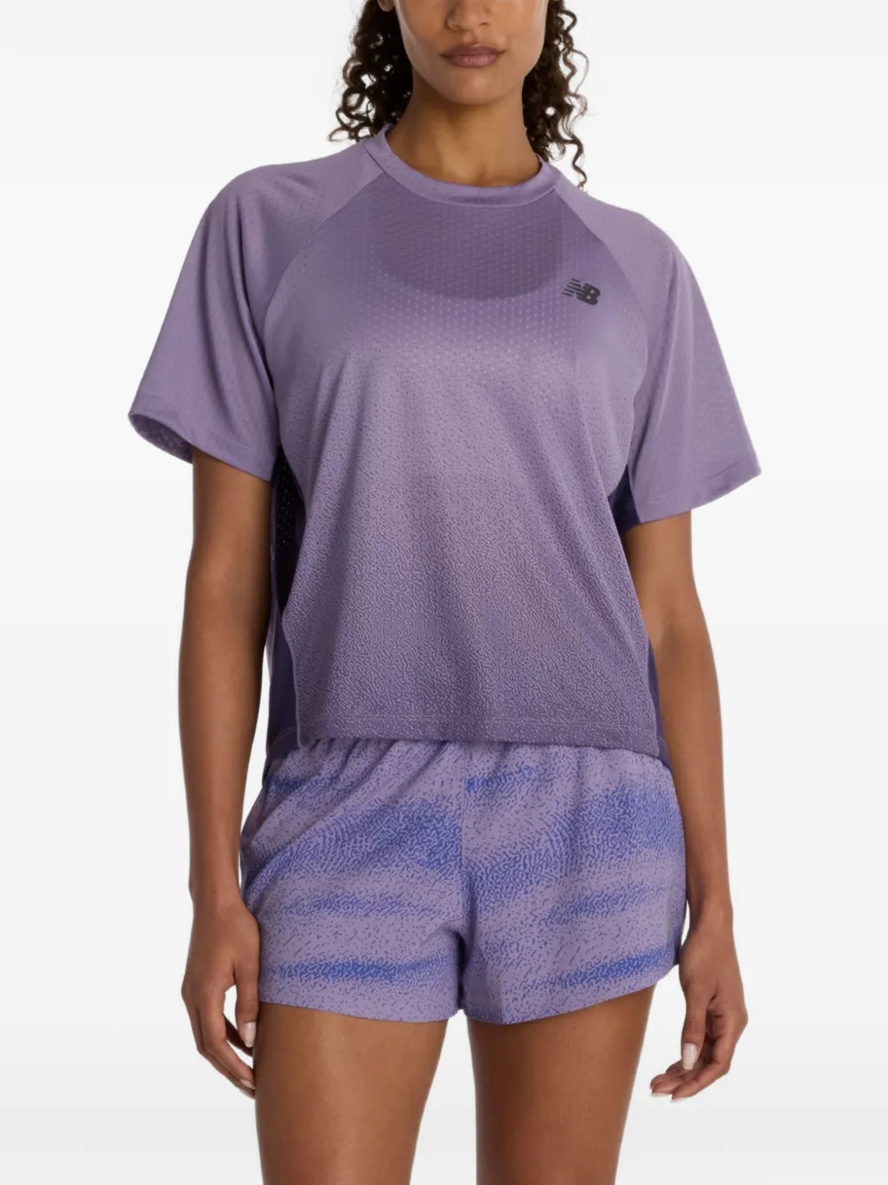 New Balance Viz-Tech Run t-shirt - Viola
