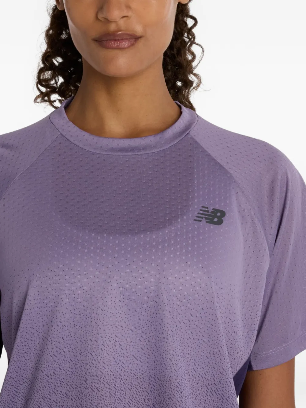 New Balance Viz-Tech Run T-shirt Paars