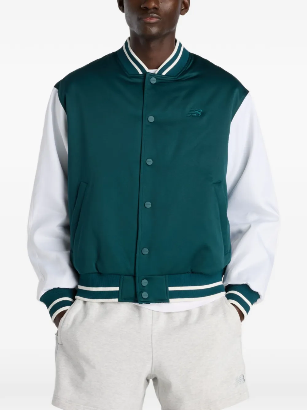 New Balance Athletics Varsity jacket - Verde