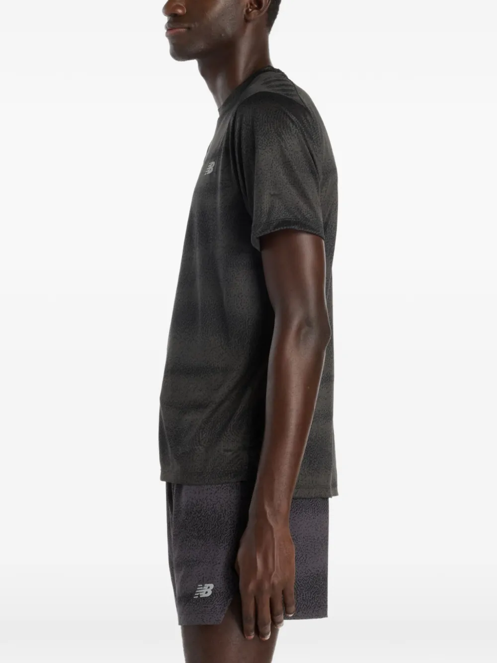 New Balance RC Essential T-shirt met print Zwart