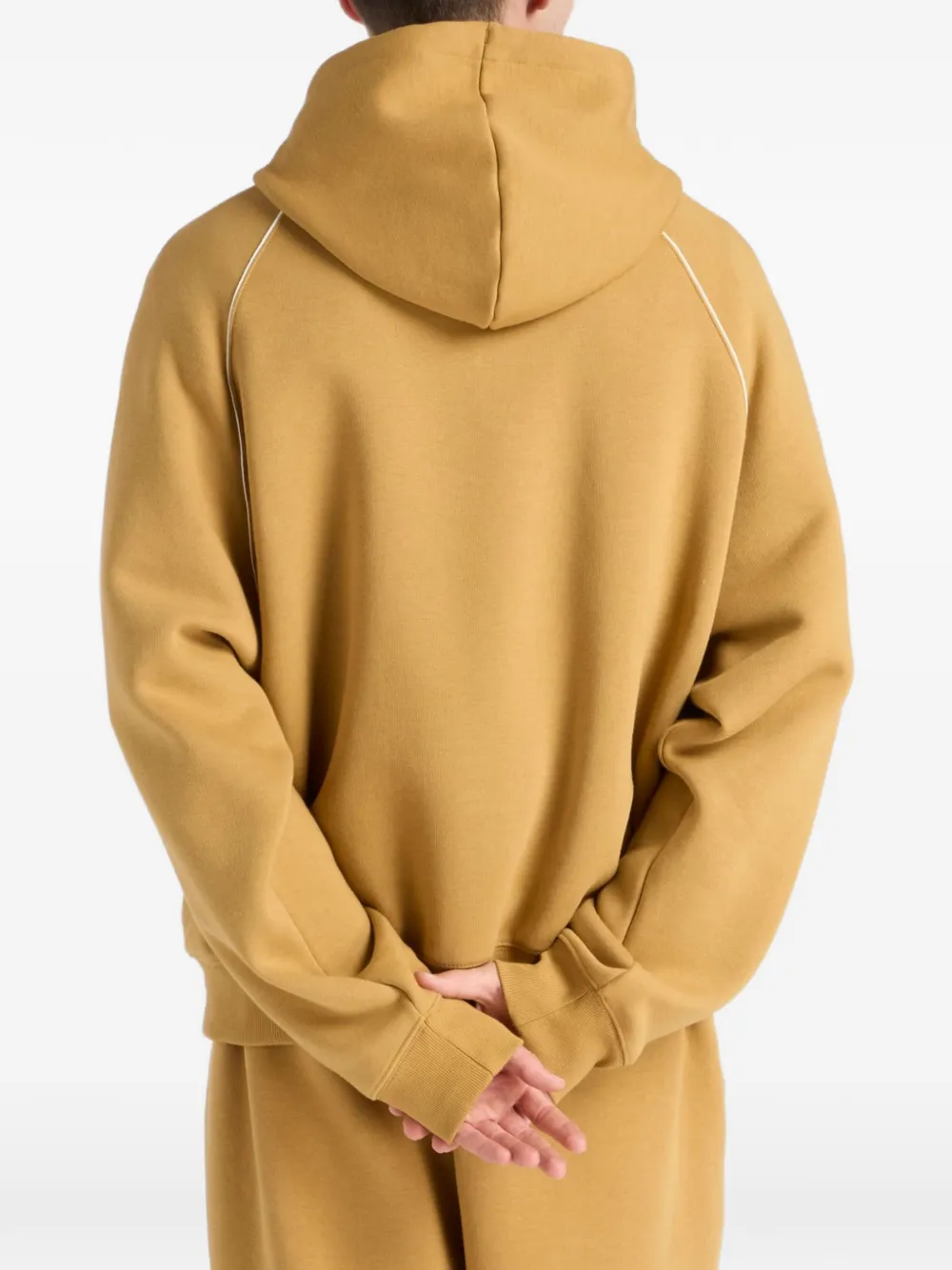 New Balance Trackside fleece hoodie Geel