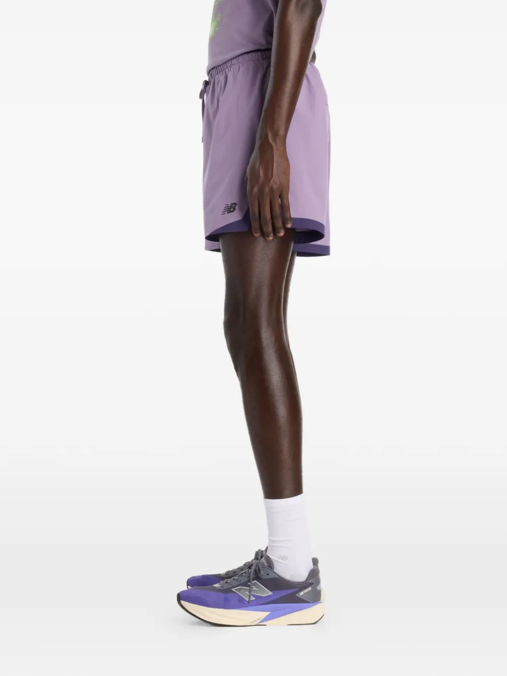 New Balance RC Essential 5" shorts Paars