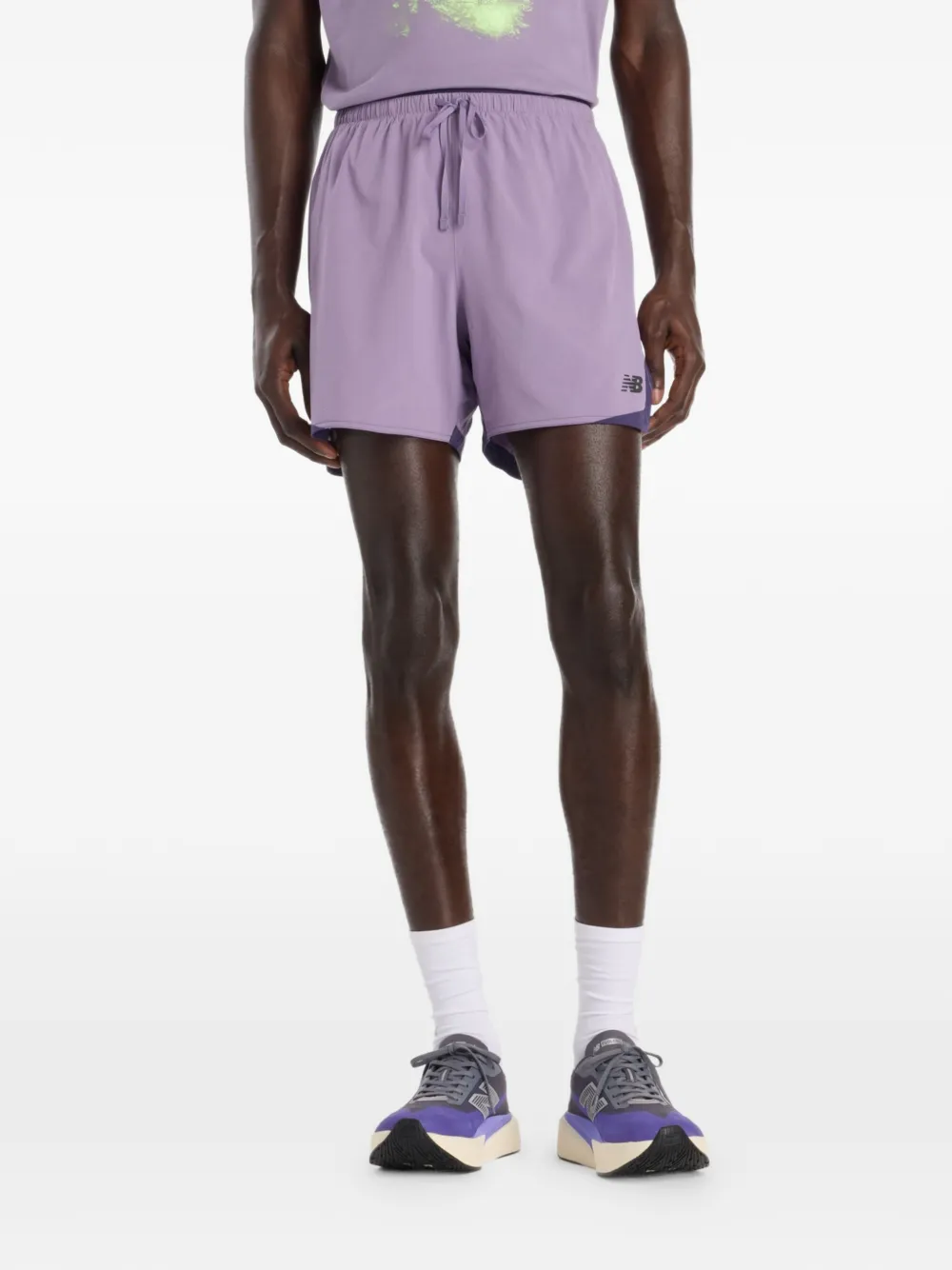 New Balance RC Essential 5" shorts - Viola