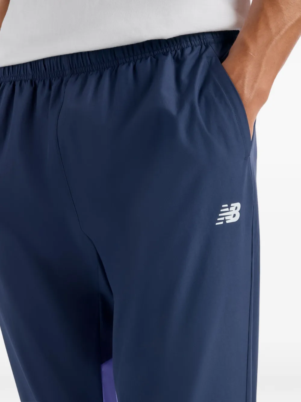 New Balance Cargo trainingsbroek met vlakken Blauw