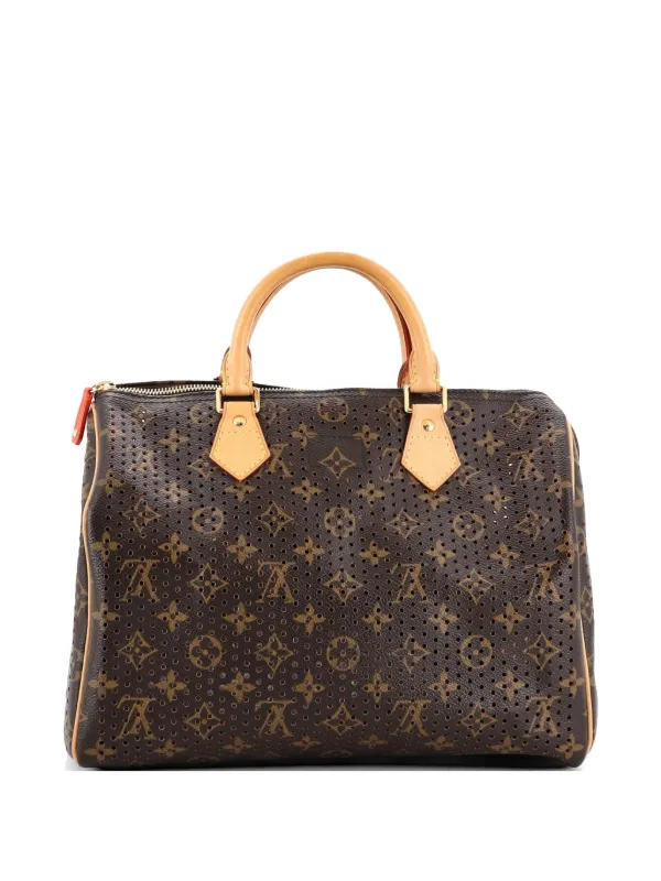 Louis Vuitton モノグラムバッグ Louis Vuitton Pre-Owned Speedy Handbag Perforated Monogram Canvas