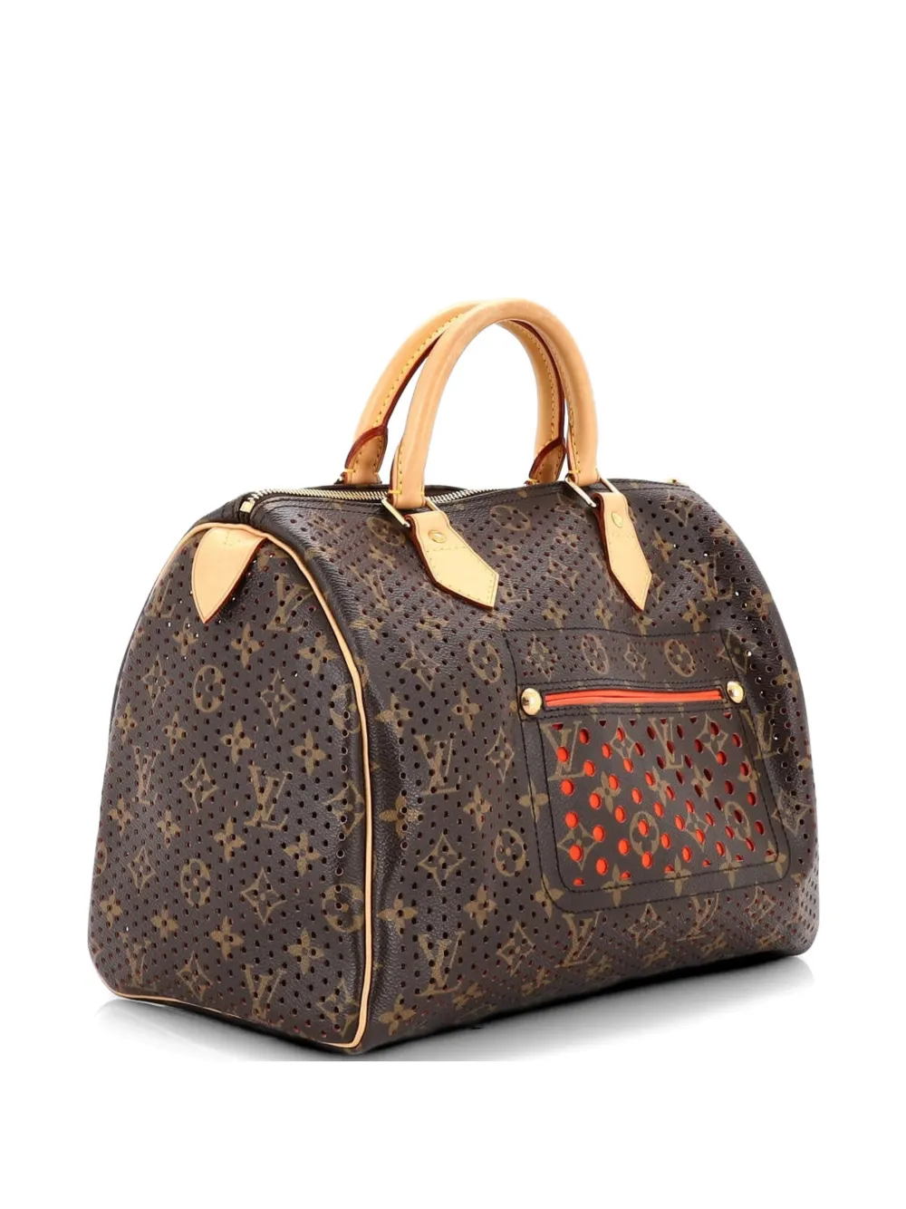 Louis Vuitton Pre-Owned Speedy Handbag Perforated Monogram Canvas 30 satchel - Brown