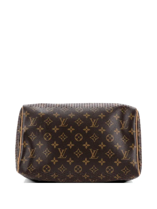 Louis Vuitton Pre-Owned Speedy Handbag Perforated Monogram Canvas