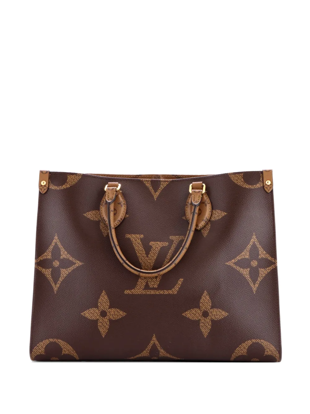 Louis Vuitton Pre-Owned Borsa tote OnTheGo Reverse Monogram Giant MM - Marrone