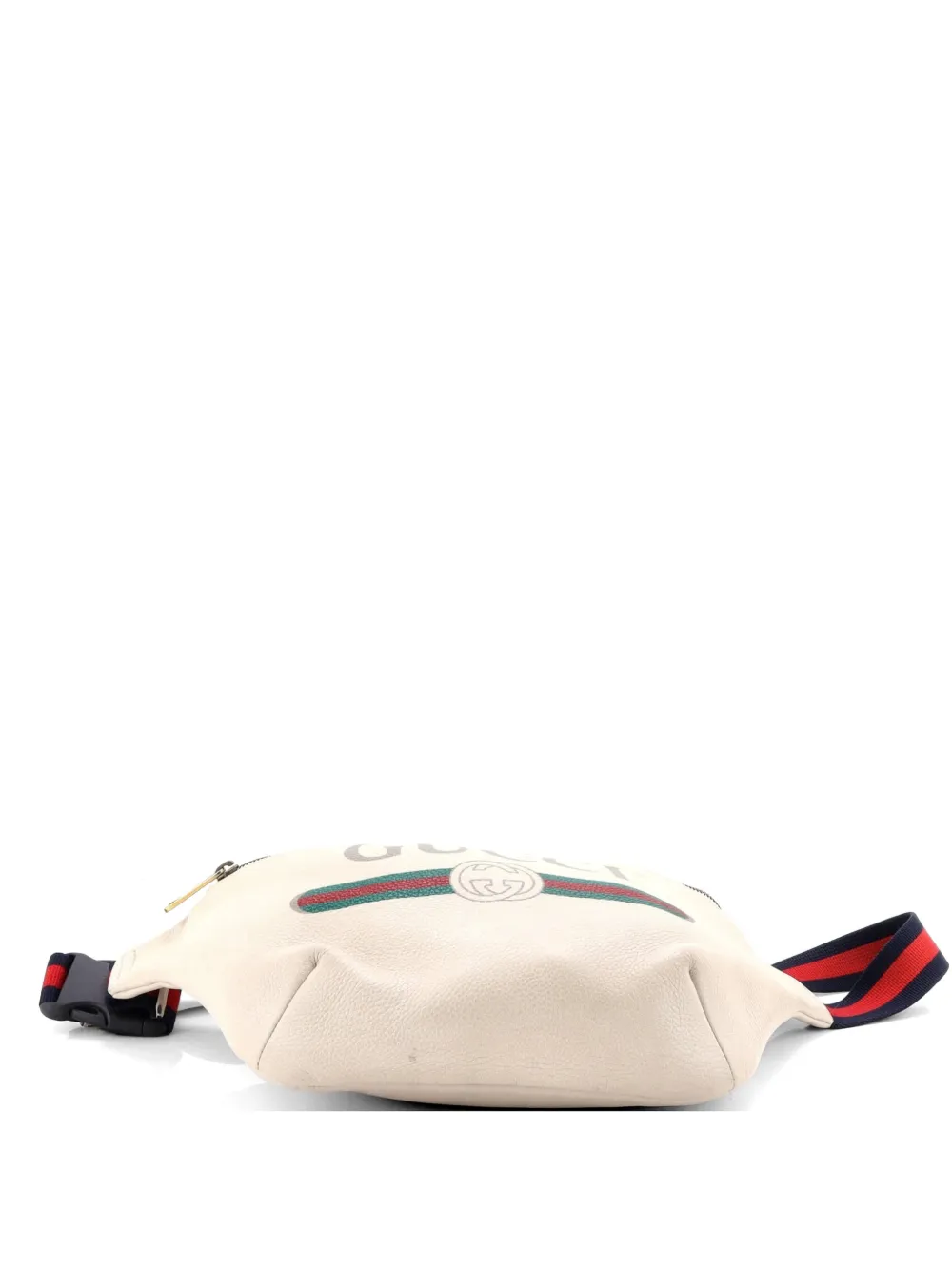 Gucci Pre-Owned Logo Printed Leather Small belt bag - Toni neutri